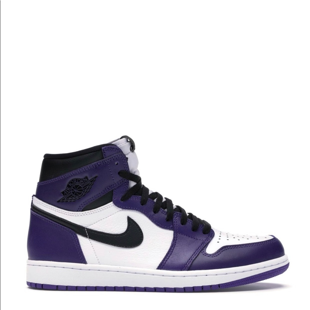 -Edm- 🟣Air Jordan 1 High ‘Court Purple’ (Sz 9.5) - Picture 1 of 10